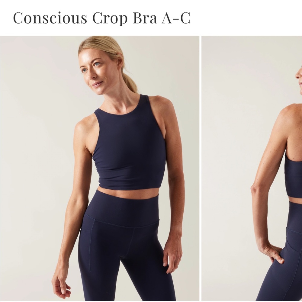 Athleta crop bra/tank